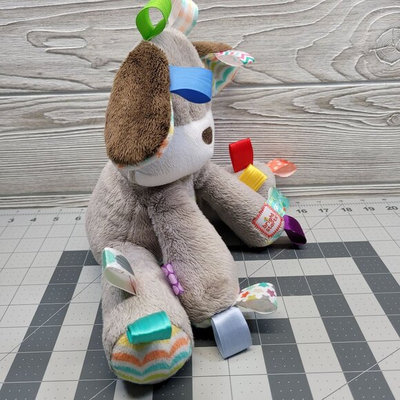 Bright Starts Plush Dog Taggies Toy Teething Chew Rattle Set‎ Baby Gift Puppy - Picture 5 of 10